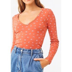Floral Print long sleeve New with tags